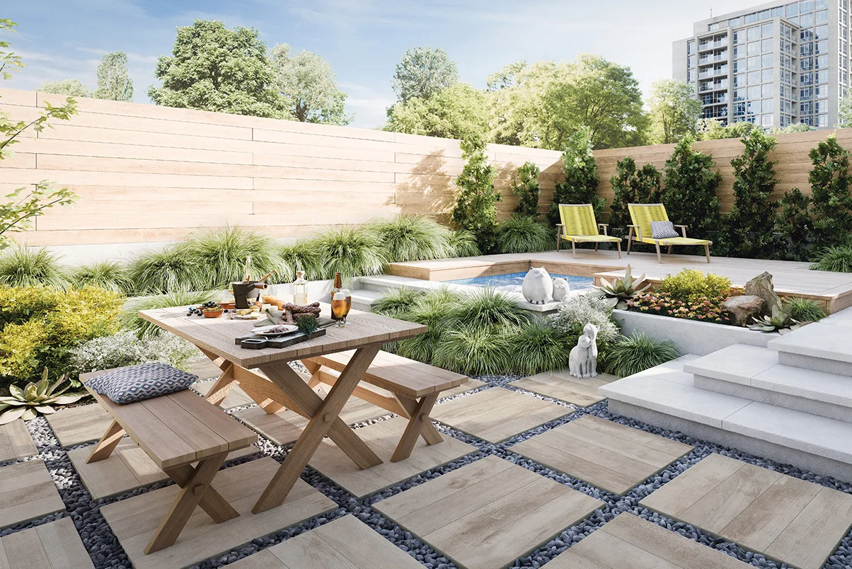 Outdoor Porcelain Pavers: Strength at its Best and Style